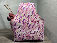 Large Walk Around Knitting Project Bag, Crochet Project Bag, Knitting Tote