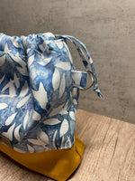 Drawstring Knitting Project Bag, Crochet Project Bag