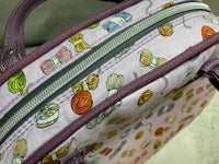 Knitting Project Bag, Crochet Project Bag, Bowler Bag Style Handbag