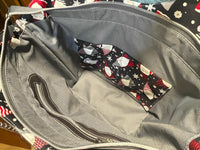Gnome Shoulder Bag, Purse and Project Tote Bag