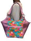 Yarn Ball Print Shoulder Bag, Purse and Project Tote Bag