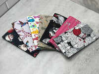 Adorable Print Checkbook Covers, Pocket Calendar Holder