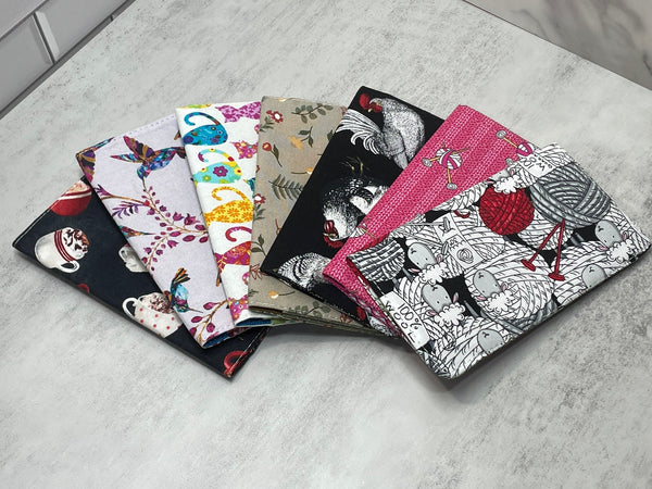 Adorable Print Checkbook Covers, Pocket Calendar Holder