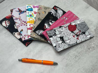 Adorable Print Checkbook Covers, Pocket Calendar Holder
