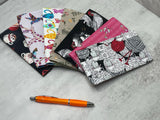 Adorable Print Checkbook Covers, Pocket Calendar Holder