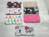 Adorable Print Checkbook Covers, Pocket Calendar Holder