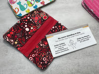 Adorable Print Checkbook Covers, Pocket Calendar Holder