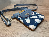 Cell Phone Crossbody Sling Bag, Gift for Knitter, Mini Purse