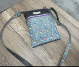 Cell Phone Crossbody Bag, Gift for Knitter, Mobile Phone & Essentials Bag