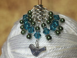 Swirly Bird Snag Free Stitch Marker Set , Stitch Markers - Jill's Beaded Knit Bits, Jill's Beaded Knit Bits
 - 1