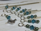 Swirly Bird Snag Free Stitch Marker Set , Stitch Markers - Jill's Beaded Knit Bits, Jill's Beaded Knit Bits
 - 2