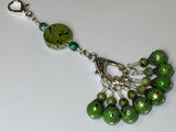 Speckled Knitting Bag Lanyard for Stitch Markers , Stitch Markers - Jill's Beaded Knit Bits, Jill's Beaded Knit Bits
 - 6