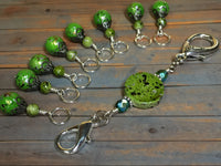 Speckled Knitting Bag Lanyard for Stitch Markers , Stitch Markers - Jill's Beaded Knit Bits, Jill's Beaded Knit Bits
 - 8