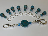 Speckled Knitting Bag Lanyard for Stitch Markers , Stitch Markers - Jill's Beaded Knit Bits, Jill's Beaded Knit Bits
 - 10