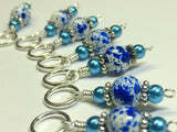 Ice Skate Stitch Marker Set with Clip Holder , Stitch Markers - Jill's Beaded Knit Bits, Jill's Beaded Knit Bits
 - 10