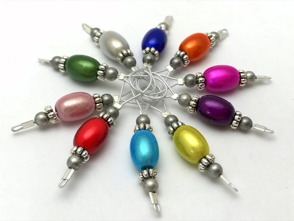 1-20 Row Counter Stitch Markers- Removable Number Counting Markers – Jill's  Beaded Knit Bits