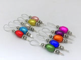 Jelly Bean Wire Loop Stitch Marker Set- Knitting Gift