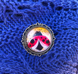 Ladybug Magnetic Shawl Pin