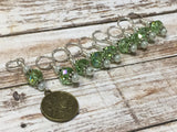 Zodiac Stitch Marker Set- Leo- Gift for Knitters , stitch markers - Jill's Beaded Knit Bits, Jill's Beaded Knit Bits
 - 4