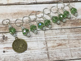 Zodiac Stitch Marker Set- Leo- Gift for Knitters , stitch markers - Jill's Beaded Knit Bits, Jill's Beaded Knit Bits
 - 5