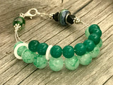 Kelly Green Abacus Counting Bracelet | Row Counter
