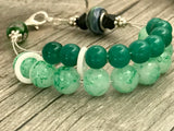 Kelly Green Abacus Counting Bracelet | Row Counter