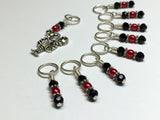 Lobster Stitch Marker Set for Knitting or Crochet , Stitch Markers - Jill's Beaded Knit Bits, Jill's Beaded Knit Bits
 - 6