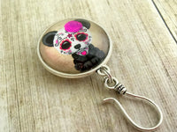 Magnetic Sugar Panda Knitting Pin for Portuguese Knitting- ID Badge Holder , Portugese Knitting Pin - Jill's Beaded Knit Bits, Jill's Beaded Knit Bits
 - 6