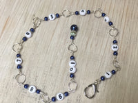 Navy Chain Style Row Counter , Stitch Markers - Jill's Beaded Knit Bits, Jill's Beaded Knit Bits
 - 5