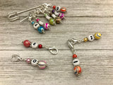 Numbered Stitch Markers on a Kilt Pin Holder | Snag Free Set of 10