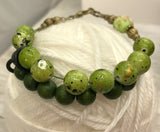 Avocado Green Abacus Counting Bracelet | Row Counter