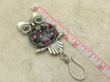 Paisley Owl MAGNETIC Knitting Pin for Portuguese Knitting