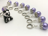 Panda Bear Stitch Marker Set for Knitters- Zoo Animal