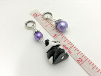 Panda Bear Stitch Marker Set for Knitters- Zoo Animal