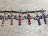 Pearl Dragonfly Stitch Markers , Stitch Markers - Jill's Beaded Knit Bits, Jill's Beaded Knit Bits
 - 5