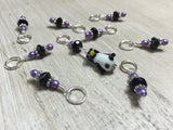 Penguin Stitch Marker Set- Snag Free Gift for Knitters , Stitch Markers - Jill's Beaded Knit Bits, Jill's Beaded Knit Bits
 - 6