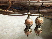 Picture Jasper Stone Earrings , jewelry - Jill's Beaded Knit Bits, Jill's Beaded Knit Bits
 - 2