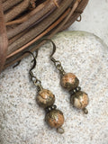 Picture Jasper Stone Earrings , jewelry - Jill's Beaded Knit Bits, Jill's Beaded Knit Bits
 - 5