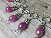 Pink Angel Stitch Marker Set , Stitch Markers - Jill's Beaded Knit Bits, Jill's Beaded Knit Bits
 - 4