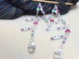 Chain Style Row Counter- Pink Hearts , Stitch Markers - Jill's Beaded Knit Bits, Jill's Beaded Knit Bits
 - 4