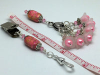 Pink Portuguese Knitting Gift Set , Portugese Knitting Pin - Jill's Beaded Knit Bits, Jill's Beaded Knit Bits
 - 2