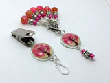 Pink Tree Portuguese Knitting Pin & Stitch Marker Gift Set , Portugese Knitting Pin - Jill's Beaded Knit Bits, Jill's Beaded Knit Bits
 - 4