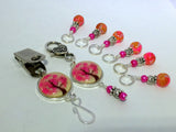 Pink Tree Portuguese Knitting Pin & Stitch Marker Gift Set , Portugese Knitting Pin - Jill's Beaded Knit Bits, Jill's Beaded Knit Bits
 - 6