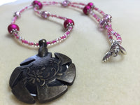 Pink Beaded Yarn Cutter Necklace , Jewelry - Jill's Beaded Knit Bits, Jill's Beaded Knit Bits
 - 7