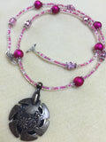 Pink Beaded Yarn Cutter Necklace , Jewelry - Jill's Beaded Knit Bits, Jill's Beaded Knit Bits
 - 8