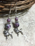 Beaded Poodle Earrings , jewelry - Jill's Beaded Knit Bits, Jill's Beaded Knit Bits
 - 3