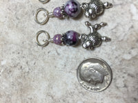 Poodle Stitch Markers- Snag Free Set of 6 , Stitch Markers - Jill's Beaded Knit Bits, Jill's Beaded Knit Bits
 - 5