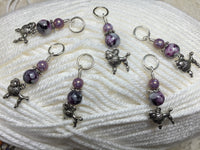 Poodle Stitch Markers- Snag Free Set of 6 , Stitch Markers - Jill's Beaded Knit Bits, Jill's Beaded Knit Bits
 - 8