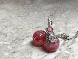 Pretty in Pink Glass Dangle Earrings , jewelry - Jill's Beaded Knit Bits, Jill's Beaded Knit Bits
 - 8