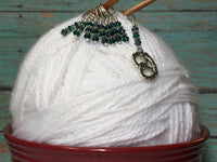 Soft Pretzel Knitting Marker Set , Stitch Markers - Jill's Beaded Knit Bits, Jill's Beaded Knit Bits
 - 9